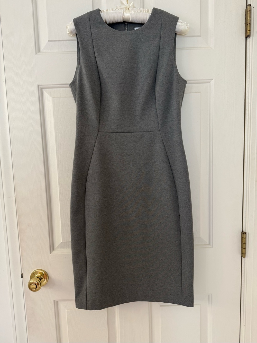 💜Calvin Klein Classic Sleeveless Sheath Dress Stretchy EUC